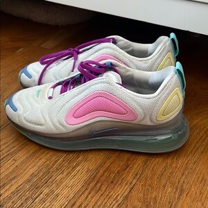 Nike Pink and Blue Athletic Shoes with Air Max Sole LIKE NEW!!